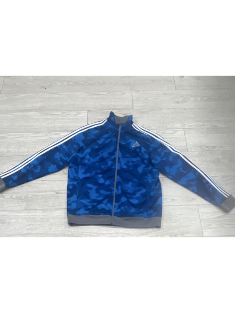 SPRING/SUMMER Adidas Men's Blue Camo Track Jacket XL $89